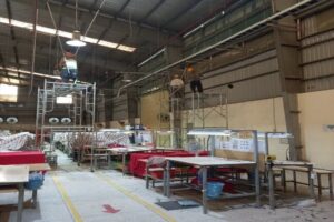 Quét mạng nhện nhà xưởng, kho xưởng